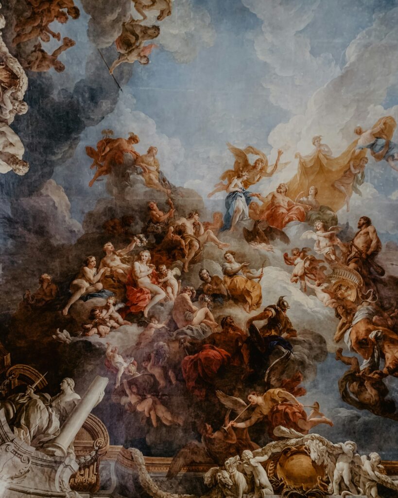 An image of a detailed painting of a battle between humans and angels, for “How Are Alternative Assets Taxed in the US, and What Should Investors Know?”